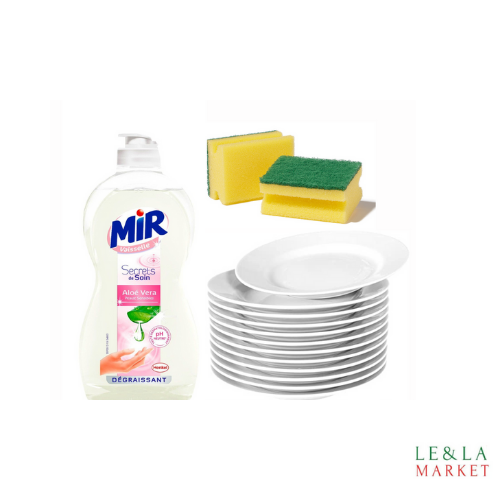 Liquide vaisselle Mir Aloé Vera et fleur de coton 450ml – LE&LA MARKET