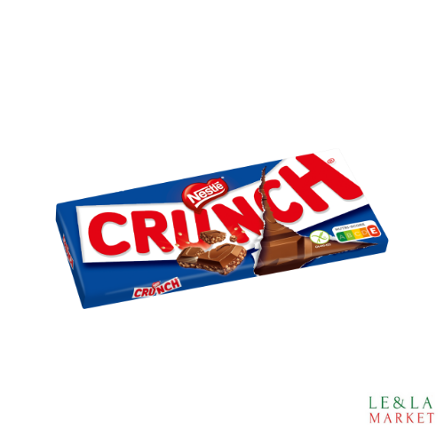 Tablette chocolat au lait Crunch 100g