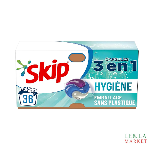 Skip - 78 lavages - Capsules 3en1 SKIP Lessive Active Clean (Lot de 3x26)